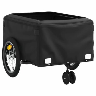 Fietstrailer 45 kg ijzer zwart en grijs 5