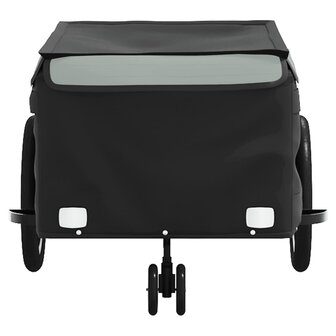 Fietstrailer 45 kg ijzer zwart en grijs 6