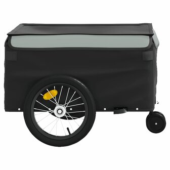 Fietstrailer 45 kg ijzer zwart en grijs 7