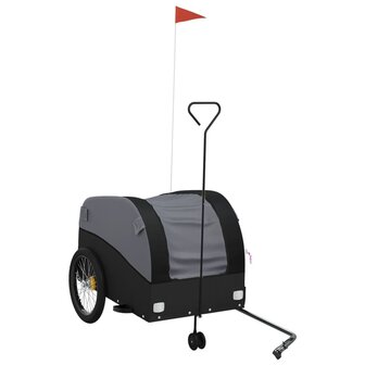 Fietstrailer 45 kg ijzer zwart 2