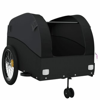 Fietstrailer 45 kg ijzer zwart 5