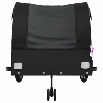 Fietstrailer 45 kg ijzer zwart 6