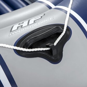 Bestway Hydro-Force Opblaasboot met pomp en roeispanen blauw 10