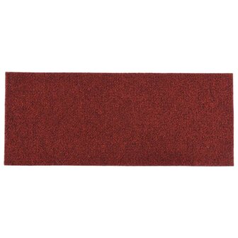 15 st Trapmatten zelfklevend rechthoekig 60x25 cm rood 4