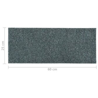 15 st Trapmatten zelfklevend rechthoekig 60x25 cm groen 7