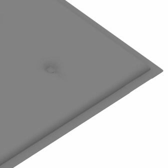 Tuinbank inklapbaar met kussen 118 cm bamboe 7