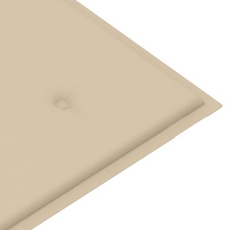 Tuinbank inklapbaar met kussen 118 cm bamboe 7