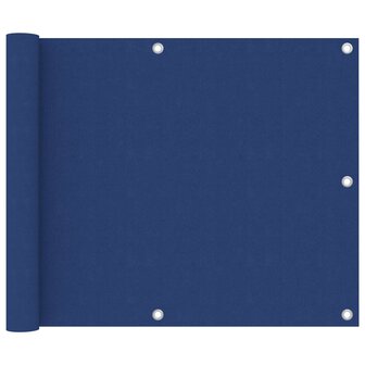 Balkonscherm 75x400 cm oxford stof blauw 1