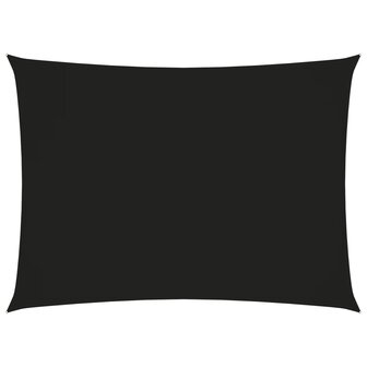 Zonnescherm rechthoekig 2x3,5 m oxford stof zwart 1