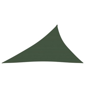 Zonnezeil 160 g/m&sup2; 3x4x5 m HDPE donkergroen 1
