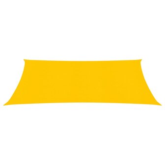 Zonnezeil 160 g/m&sup2; rechthoekig 2x3 m HDPE geel 2