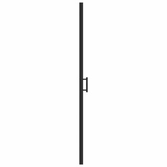 Douchedeur halfmat 100x178 cm gehard glas zwart 4