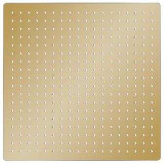 Regendouchekop vierkant 50x50 cm roestvrij staal goudkleurig 2