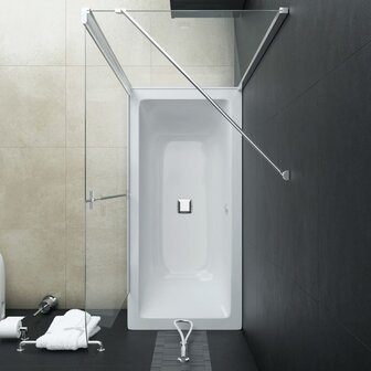 Douche klapwand 120x68x130 cm ESG 6