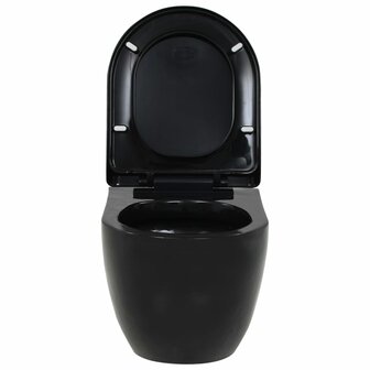 Wandtoilet keramiek zwart 4