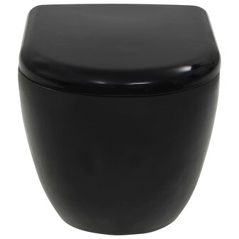 Wandtoilet keramiek zwart 6