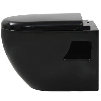Wandtoilet keramiek zwart 7