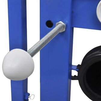 Hangend toilet met verborgen stortbak keramiek wit 11