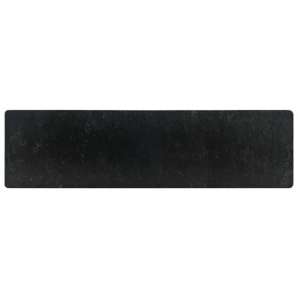 Gootsteen 45x30x12 cm marmer hoogglans zwart 5