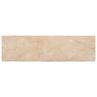Gootsteen 45x30x12 cm marmer hoogglans cr&egrave;mekleurig 5