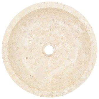 Gootsteen 40x12 cm marmer cr&egrave;me 4
