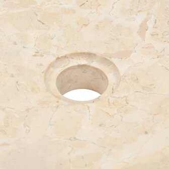Gootsteen 40x12 cm marmer cr&egrave;me 7
