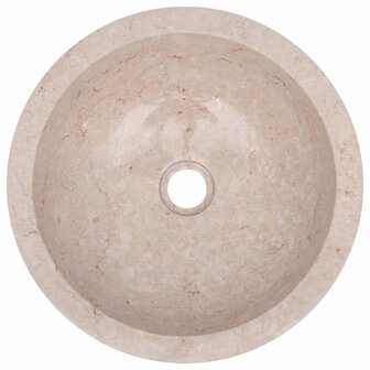 Gootsteen 40x12 cm marmer cr&egrave;me 12