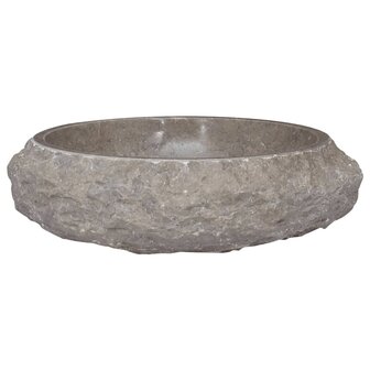 Gootsteen &Oslash;40x12 cm marmer grijs 1
