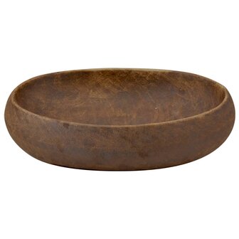 Opzetwasbak ovaal 59x40x15 cm keramiek bruin 4