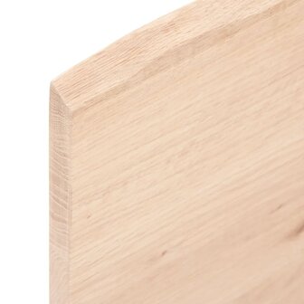 Wastafelblad 40x40x2 cm onbehandeld massief hout 5