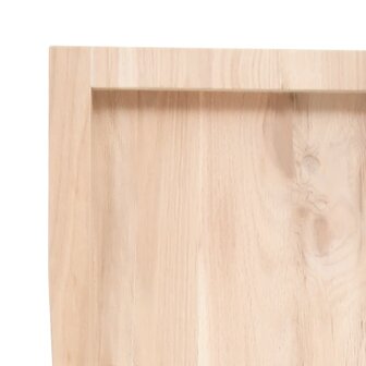 Wastafelblad 40x40x(2-6) cm onbehandeld massief hout 6