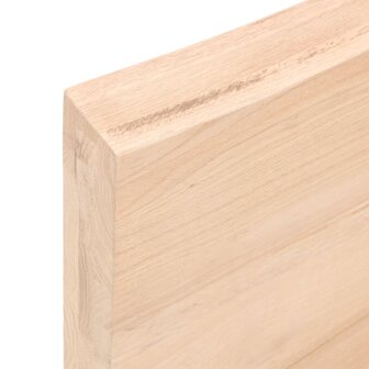 Wastafelblad 40x40x(2-6) cm onbehandeld massief hout 7