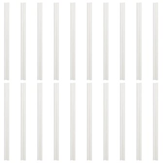 Tuinscherm 2 st marmergrindpatroon 35x0,19 m PVC grijs 7