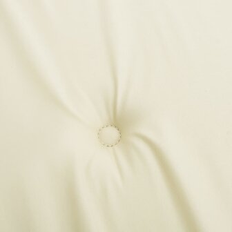 Tuinstoelkussen lage rug 2 st 100x50x3 cm oxford stof cr&egrave;me 7
