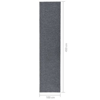 Droogloopmat 100x450 cm grijs 7