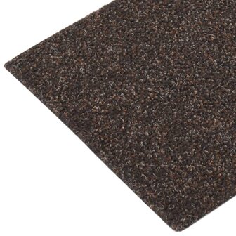15 st Trapmatten zelfklevend rechthoekig 60x25 cm donkerbruin 6
