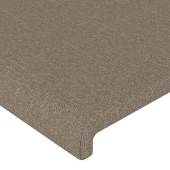 Hoofdborden 4 st 72x5x78/88 cm stof taupe 4