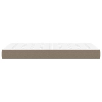 Pocketveringmatras 80x200x20 cm stof taupe 4