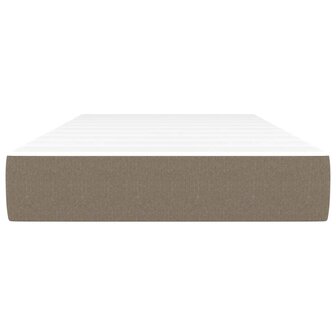 Pocketveringmatras 90x190x20 cm stof taupe 3