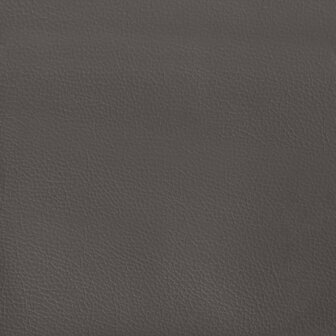 Pocketveringmatras 90x190x20 cm kunstleer grijs 6