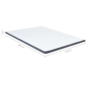 Boxspringtopmatras 200x140x5 cm 9