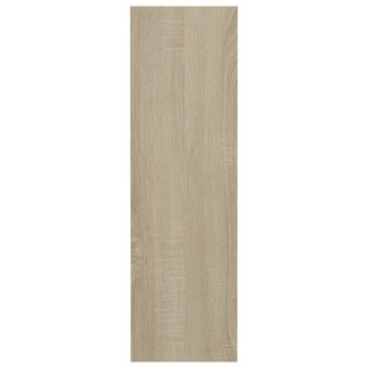Wandschoenenkast 80x18x60 cm spaanplaat sonoma eikenkleurig 5