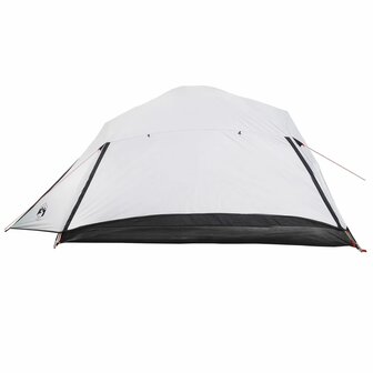 Koepeltent 6-persoons waterdicht verduisterend stof wit 9