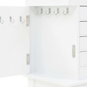 Sieradenkastje vrijstaand wit 7