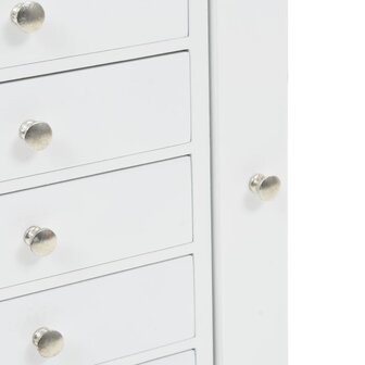 Sieradenkastje vrijstaand wit 8
