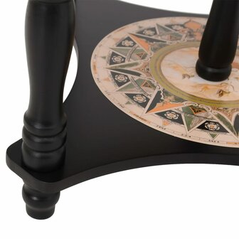 Globebar massief eucalyptushout zwart 7