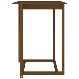 Bartafel 80x80x110 cm massief grenenhout honingbruin 3