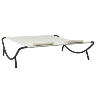 Loungebed stof cr&egrave;me 4