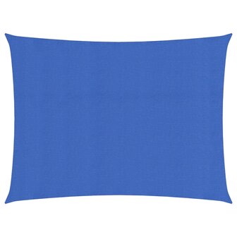 Zonnezeil 160 g/m&sup2; 2x3 m HDPE blauw 1