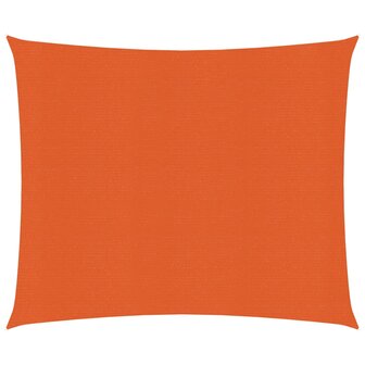 Zonnezeil 160 g/m&sup2; 2x2,5 m HDPE oranje 1